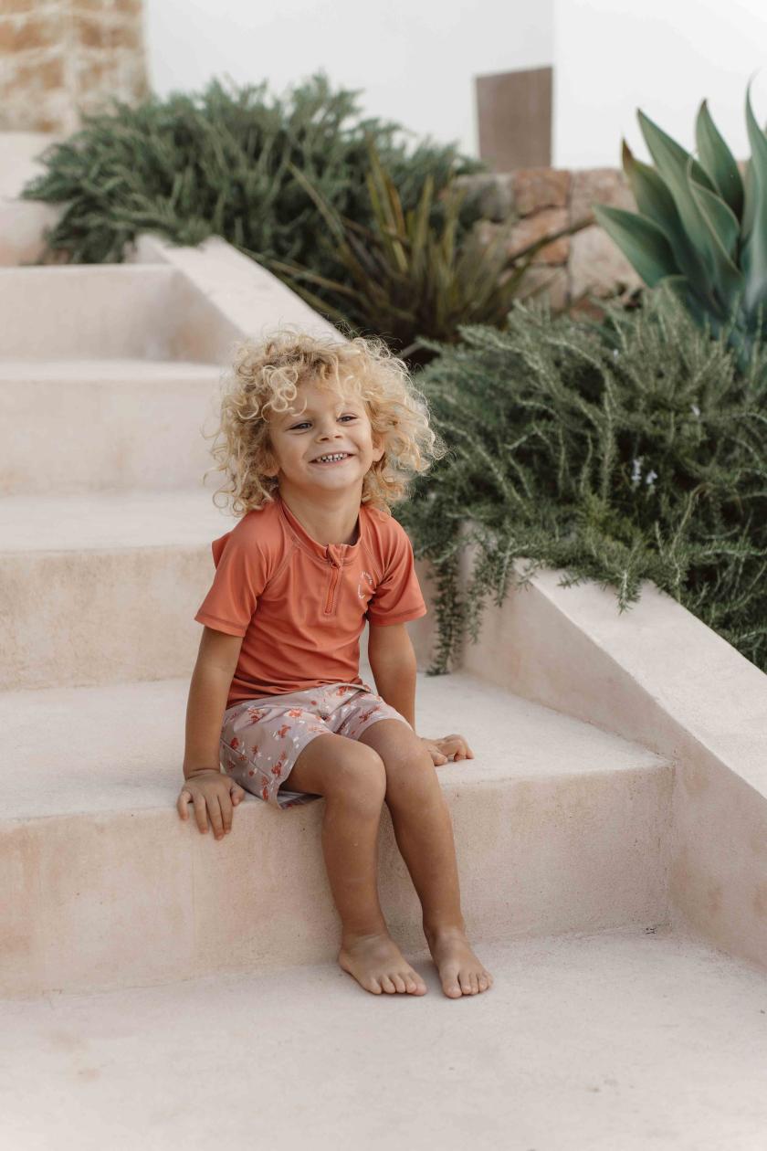 T-shirt de bain Little Dutch rouge